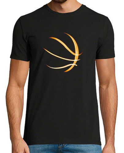 Camiseta pelota de baloncesto silueta brillante - latostadora.com - Modalova