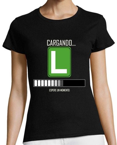 Camiseta Mujer Manga Corta Cargando L Conductor Conductora Novel B laTostadora - latostadora.com - Modalova