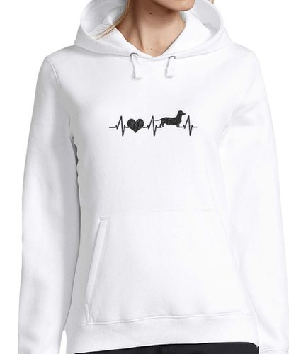 Sudadera Con Capucha Para Mujer amor por el perro salchicha laTostadora - latostadora.com - Modalova