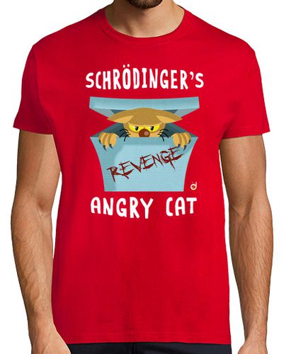 Camiseta Hombre Manga Corta Schrodinger's angry cat (camisetas chico y chica) laTostadora - latostadora.com - Modalova