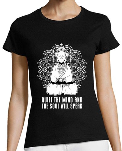 Camiseta mujer Tranquiliza la mente y el alma hablará - latostadora.com - Modalova