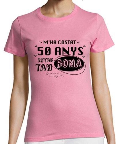 Camiseta mujer 50 anys Regal en valencià N-D - latostadora.com - Modalova
