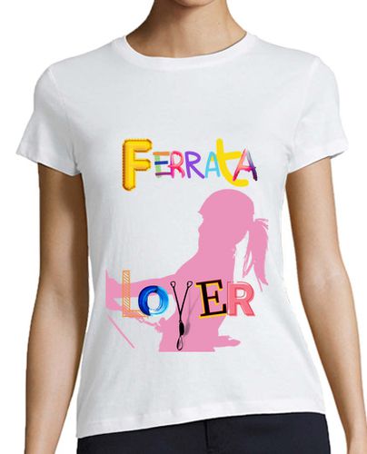 Camiseta mujer Ferrata mujer, manga corta, blanca, algodón orgánico - latostadora.com - Modalova