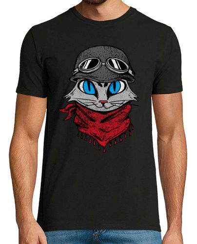 Camiseta gato motorista - latostadora.com - Modalova