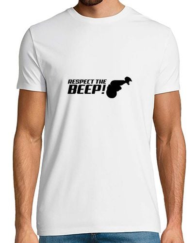 Camiseta Hombre Manga Corta Camiseta Respect the beep blanca laTostadora - latostadora.com - Modalova