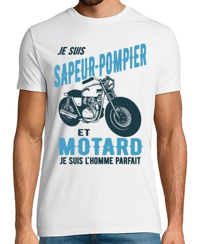 Camiseta motociclista y bombero - latostadora.com - Modalova