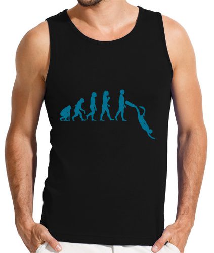 Camiseta Hombre Sin Mangas apnea de buceo libre evolución de buceo laTostadora - latostadora.com - Modalova