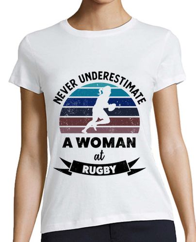 Camiseta mujer mujer en rugby regalo deportivo diverti - latostadora.com - Modalova
