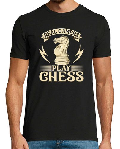 Camiseta Real Gamers Play Chess - latostadora.com - Modalova