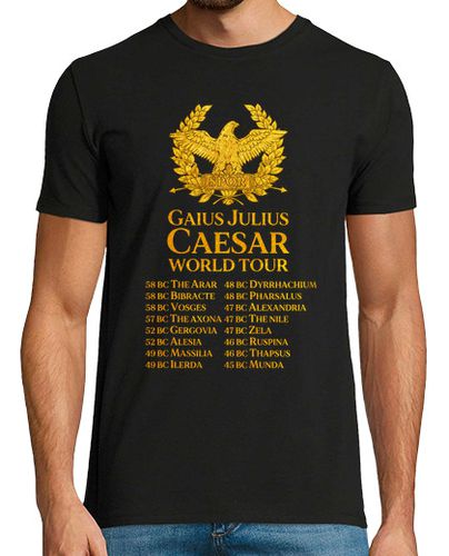 Camiseta Gira Conciertos World Tour Imperio Romano SPQR Julio Cesar Roma - latostadora.com - Modalova