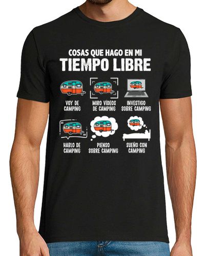 Camiseta Me Encanta el Camping Caravana Camper Van - latostadora.com - Modalova