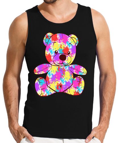 Camiseta Hombre Sin Mangas osito de peluche amor graciosas lindas laTostadora - latostadora.com - Modalova