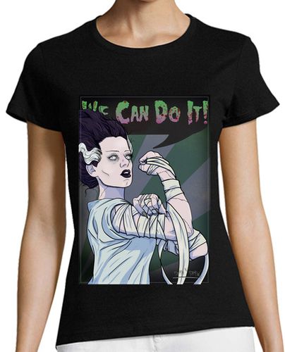 Camiseta mujer We can do it Horror Frankenstein shirt - latostadora.com - Modalova