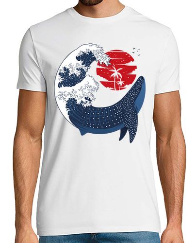 Camiseta Gran Tiburón ballena ola japonesa - latostadora.com - Modalova