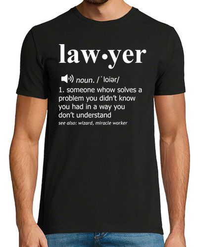Camiseta abogado humorístico dibujo boceto definición legal novedad breve practicante legal hombres mujeres c - latostadora.com - Modalova