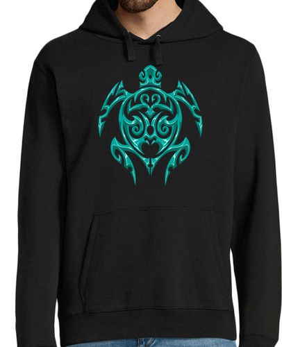 Sudadera Con Capucha Para Hombre Maori Turtle Tribal Divers Animals laTostadora - latostadora.com - Modalova