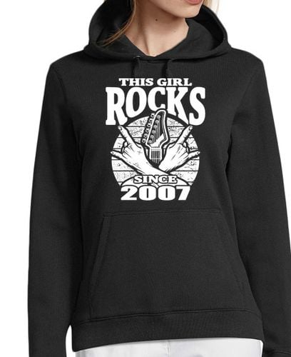 Sudadera Con Capucha Para Mujer chica rockera desde 2007 laTostadora - latostadora.com - Modalova