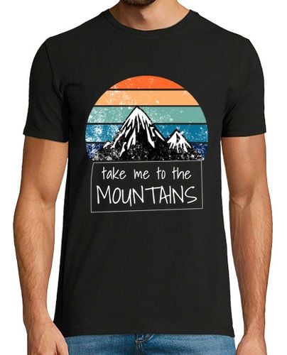 Camiseta Hombre Manga Corta Hiking Take Me To The Mountains laTostadora - latostadora.com - Modalova