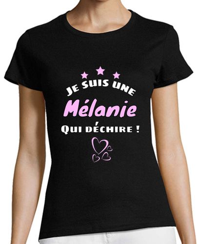 Camiseta Mujer Manga Corta Soy una melanie que mece laTostadora - latostadora.com - Modalova