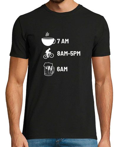 Camiseta horario de ciclismo bicicleta ciclista cerveza café regalo - latostadora.com - Modalova