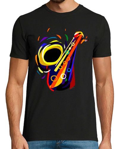 Camiseta Hombre Manga Corta sax Hombre, manga corta, negra, calidad extra laTostadora - latostadora.com - Modalova