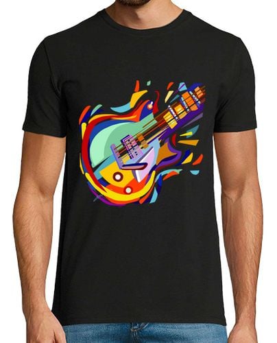 Camiseta Hombre, manga corta, negra, guitar jazz laTostadora - latostadora.com - Modalova