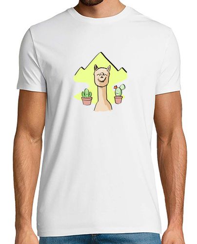 Camiseta Hombre Manga Corta cactus de alpaca laTostadora - latostadora.com - Modalova