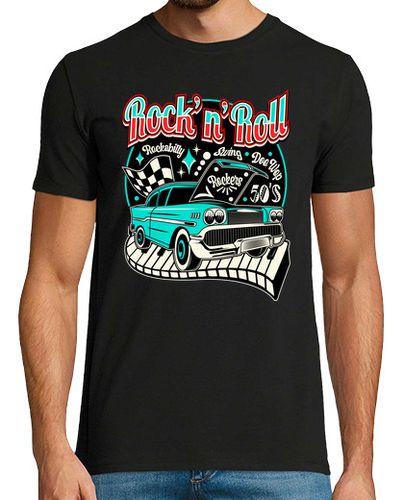Camiseta Rockabilly Retro Rockers 50s Música Rock and Roll - latostadora.com - Modalova