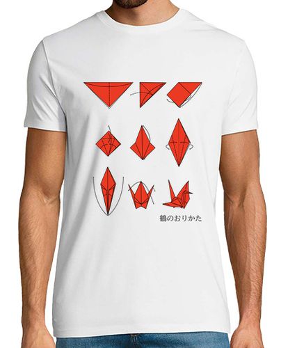 Camiseta Grulla Origami - latostadora.com - Modalova