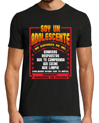 Camiseta Soy Adolescente Regalo Cumpleaños Hijo Humor Geek - latostadora.com - Modalova