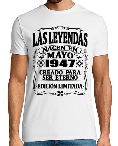 Camiseta Las leyendas de mayo de 1947 - latostadora.com - Modalova