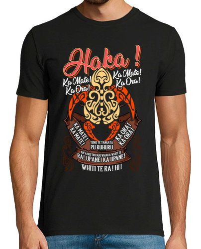 Camiseta Haka Maori Tatuaje All Blacks - latostadora.com - Modalova