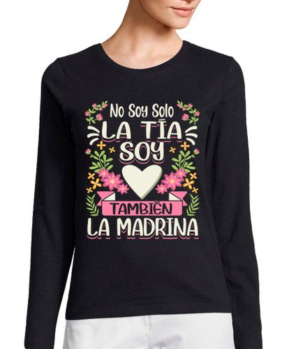 Camiseta Mujer Manga Larga Tia Bautizo Madrina laTostadora - latostadora.com - Modalova