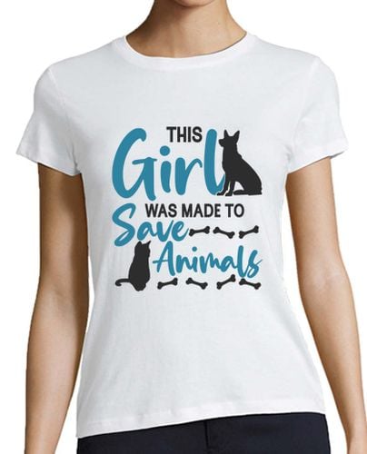 Camiseta Mujer Manga Corta tecnología veterinaria conservación de animales medicina veterinaria laTostadora - latostadora.com - Modalova