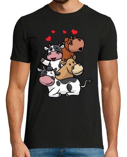 Camiseta Hombre Manga Corta vaca ganadera ganadera criador de vacas laTostadora - latostadora.com - Modalova