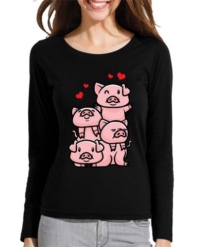 Camiseta mujer cerdos criador de cerdos granjero granj - latostadora.com - Modalova