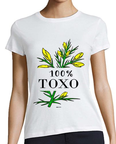 Camiseta Mujer Manga Corta Toxo de Galicia. Camiseta Soy un Toxo laTostadora - latostadora.com - Modalova