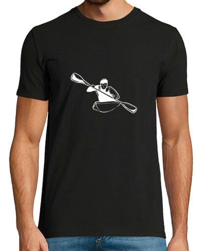 Camiseta Hombre Manga Corta kayak remando en aguas bravas piragüismo kayakista regalo laTostadora - latostadora.com - Modalova