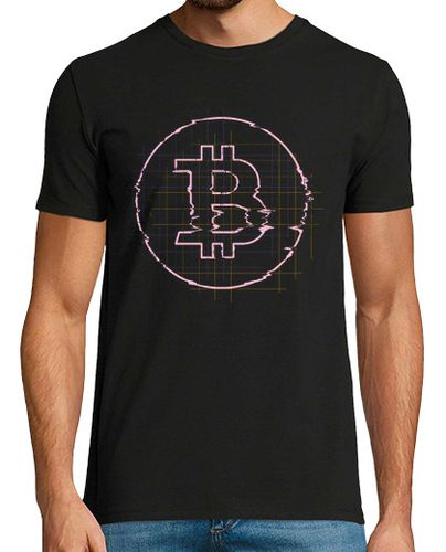 Camiseta Bitcoin Distorsionado Pantalla - latostadora.com - Modalova