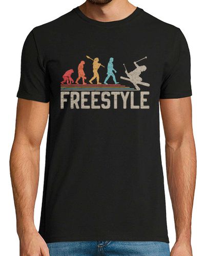 Camiseta Hombre Manga Corta esquiador de freestyle esquiador de evo laTostadora - latostadora.com - Modalova