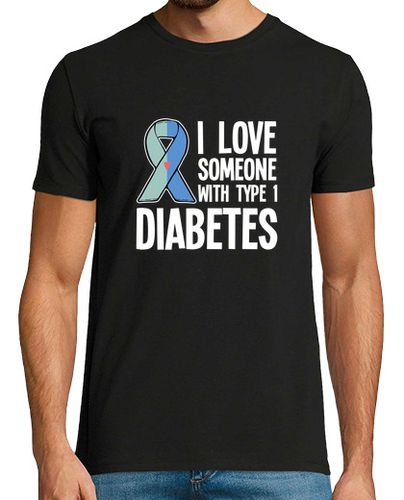 Camiseta amo a alguien con un regalo de concienciación sobre la diabetes tipo 1 laTostadora - latostadora.com - Modalova