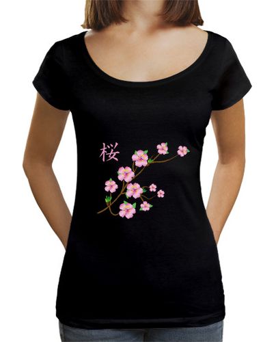 Camiseta mujer Flores de cerezo - latostadora.com - Modalova