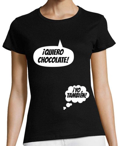 Camiseta Mujer Manga Corta Baby Mama Elf Anunciar Emba laTostadora - latostadora.com - Modalova