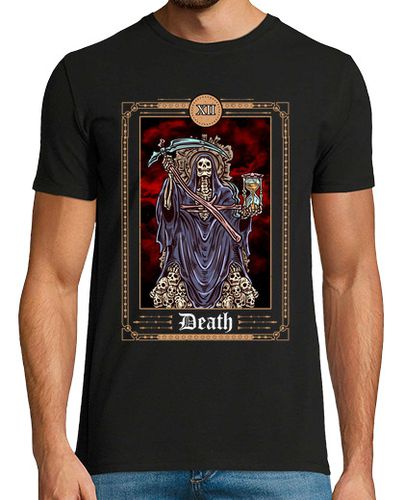 Camiseta Carta de Tarot Muerte Cartas Ocultismo Halloween En Inglés - latostadora.com - Modalova