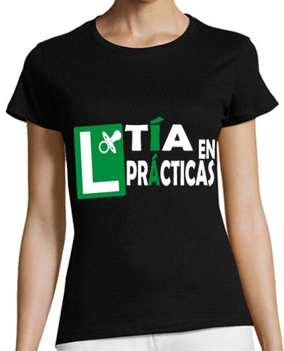 Camiseta Mujer Manga Corta Tia en Practicas divertido Fut laTostadora - latostadora.com - Modalova