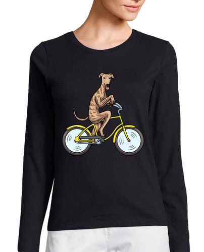 Camiseta mujer galgo español perro con bicicleta españ laTostadora - latostadora.com - Modalova