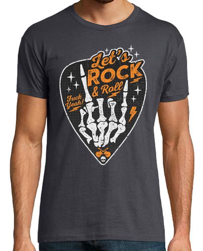 Camiseta Hombre Manga Corta Let s Rock and Roll laTostadora - latostadora.com - Modalova