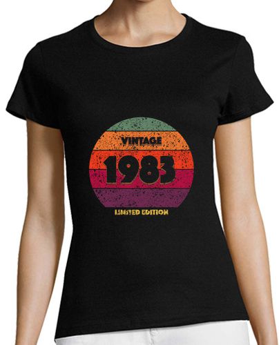 Camiseta mujer vintage 1983 limited edition - camiseta de manga corta - latostadora.com - Modalova