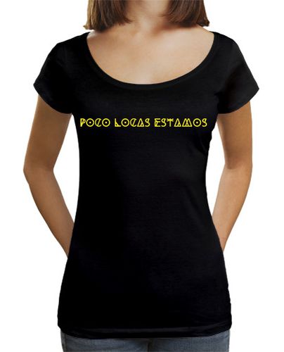 Camiseta mujer PLE solidaria Mujer, cuello ancho Loose Fit, negra - latostadora.com - Modalova