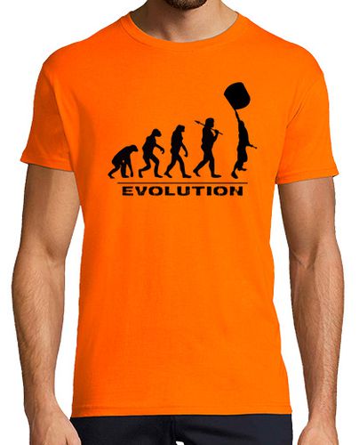 Camiseta Hombre Manga Corta Evolution - Personalizable laTostadora - latostadora.com - Modalova